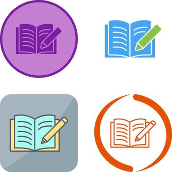 escribir icono diseño vector