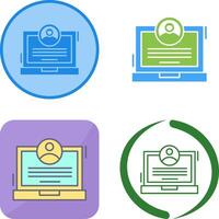 CV Icon Design vector