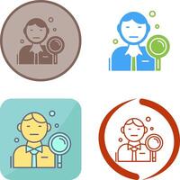 Candidate Icon Design vector