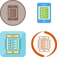 Online Test Icon Design vector