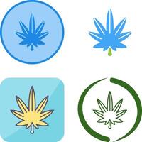 Weed Icon Design vector