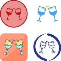 vino icono diseño vector