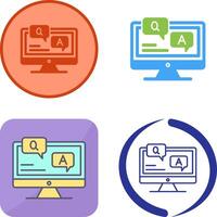 Faq Icon Design vector