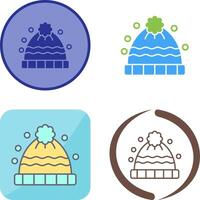 Winter Hat Icon Design vector