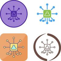 Networking Icon Design vector