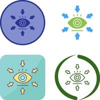 Visualization Icon Design vector