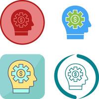 Thinking Icon Design vector