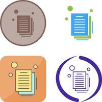 Document Icon Design vector