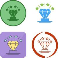 diseño de icono de diamante vector