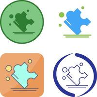 Puzzle Icon Design vector