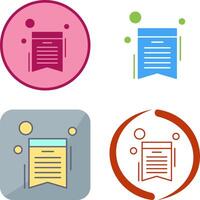 Wishlist Icon Design vector