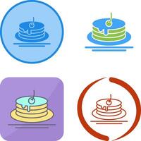 Pancake Icon Design vector