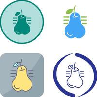Pear Icon Design vector