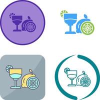 Lime Juice Icon Design vector