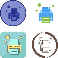 Printer Icon Design vector