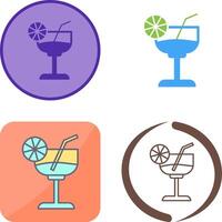 Cocktail Icon Design vector