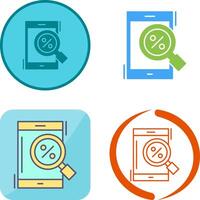 Magnifying Glass Icon Design vector