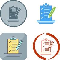 Check List Icon Design vector