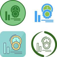 Performance Icon Design vector
