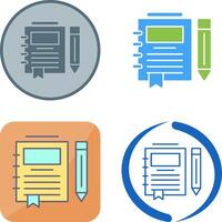 Journal Icon Design vector