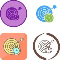 In Time Icon Design vector