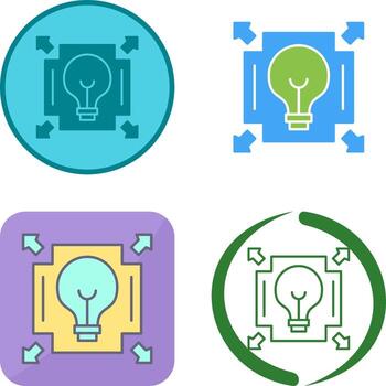 difusión icono diseño vector