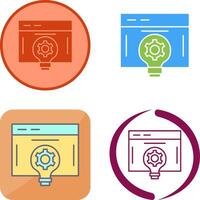 Inovation Icon Design vector