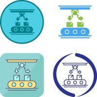 Coneyor Icon Design vector