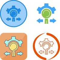 Research and Development Icon Design vector