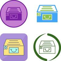 File Cabinet Icon Design vector