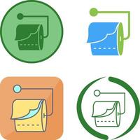 Tissue Roll Icon Design vector