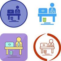 Worker Icon Design vector