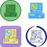 Electrocardiogram Icon Design vector