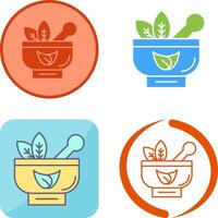 Ayurvedic Icon Design vector