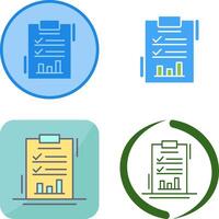 Report List Icon Design vector