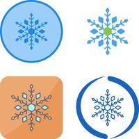 Snow Flake Icon Design vector