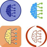 Brain Icon Design vector