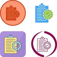 Check List Icon Design vector