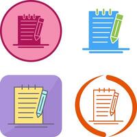 Check Up List Icon Design vector