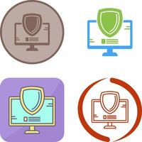 Unprotected Icon Design vector