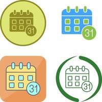 Calendar Icon Design vector