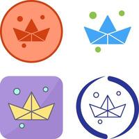 Origami Icon Design vector