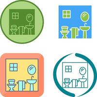 Bathroom Icon Design vector