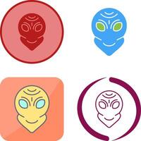 Alien Icon Design vector