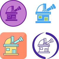Observatory Icon Design vector
