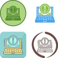 Laptop Icon Design vector