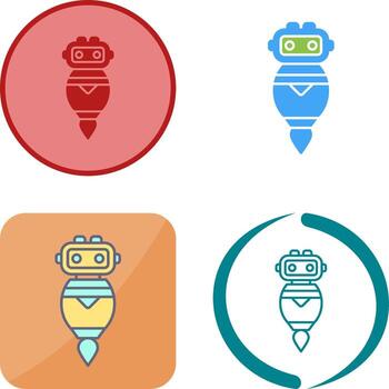diseño de icono de robot vector