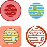 Neptune Icon Design vector