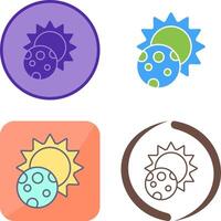 Eclipse Icon Design vector
