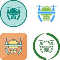 Camera Drone Icon Design vector